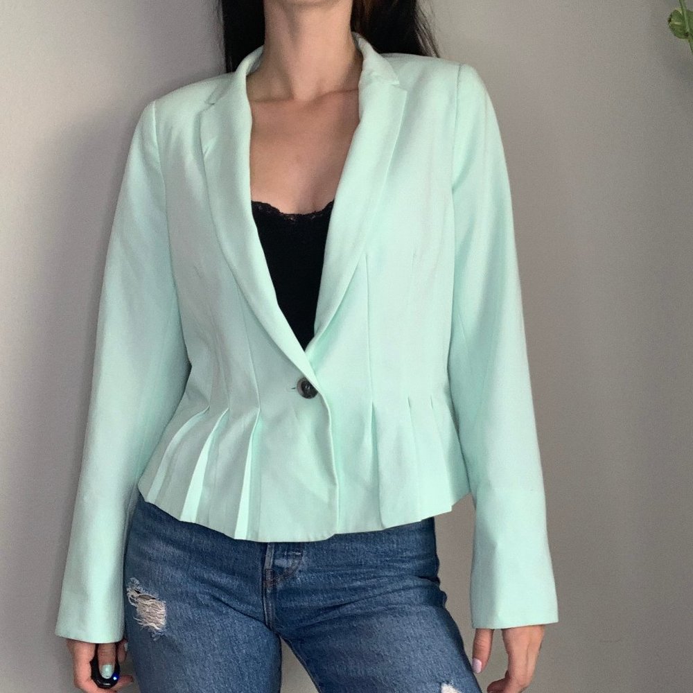 Worthington Mint Green Blazer